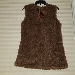 Fuzzy vest